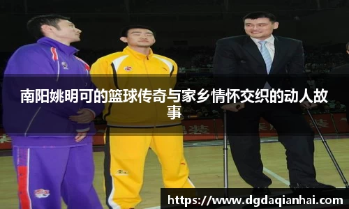 南阳姚明可的篮球传奇与家乡情怀交织的动人故事